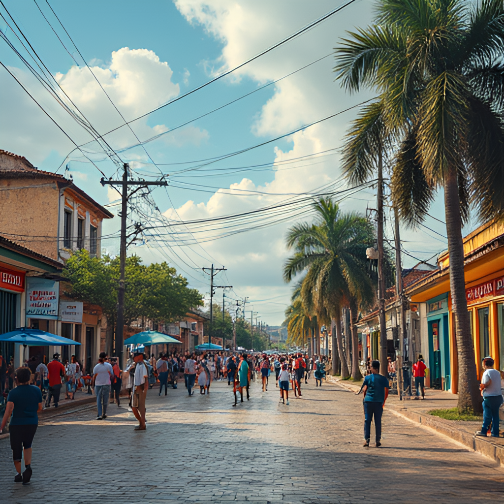 A composite image depicting various aspects of life in Campinas - perhaps a snippet of a local event, a street scene, and a technological element, representing the diverse topics covered by a regional news outlet like G1 Campinas. Photorealistic style.